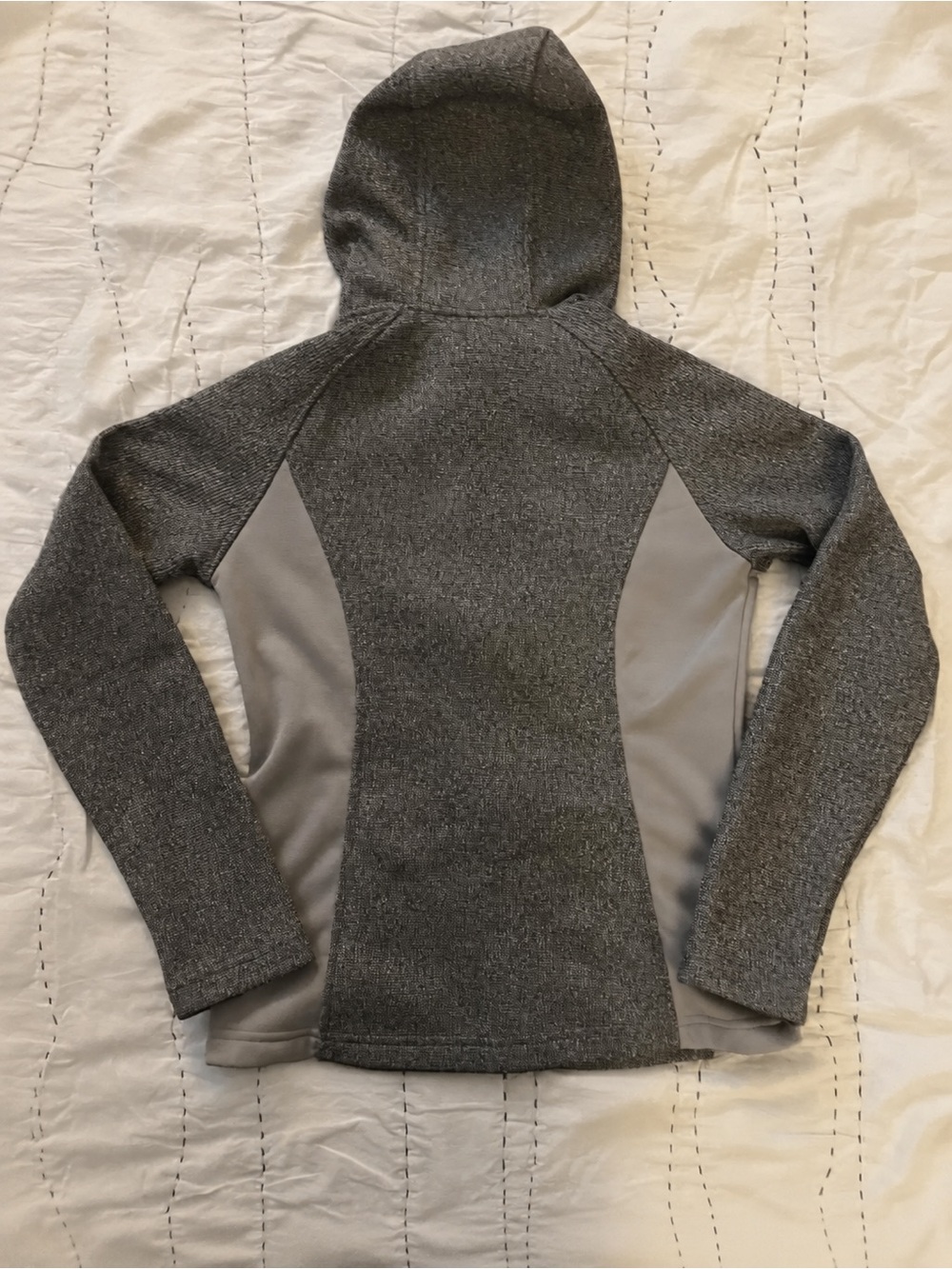 Spider Women’s Hooded Zip-Front Jacket - Gray - Picture 3 of 7